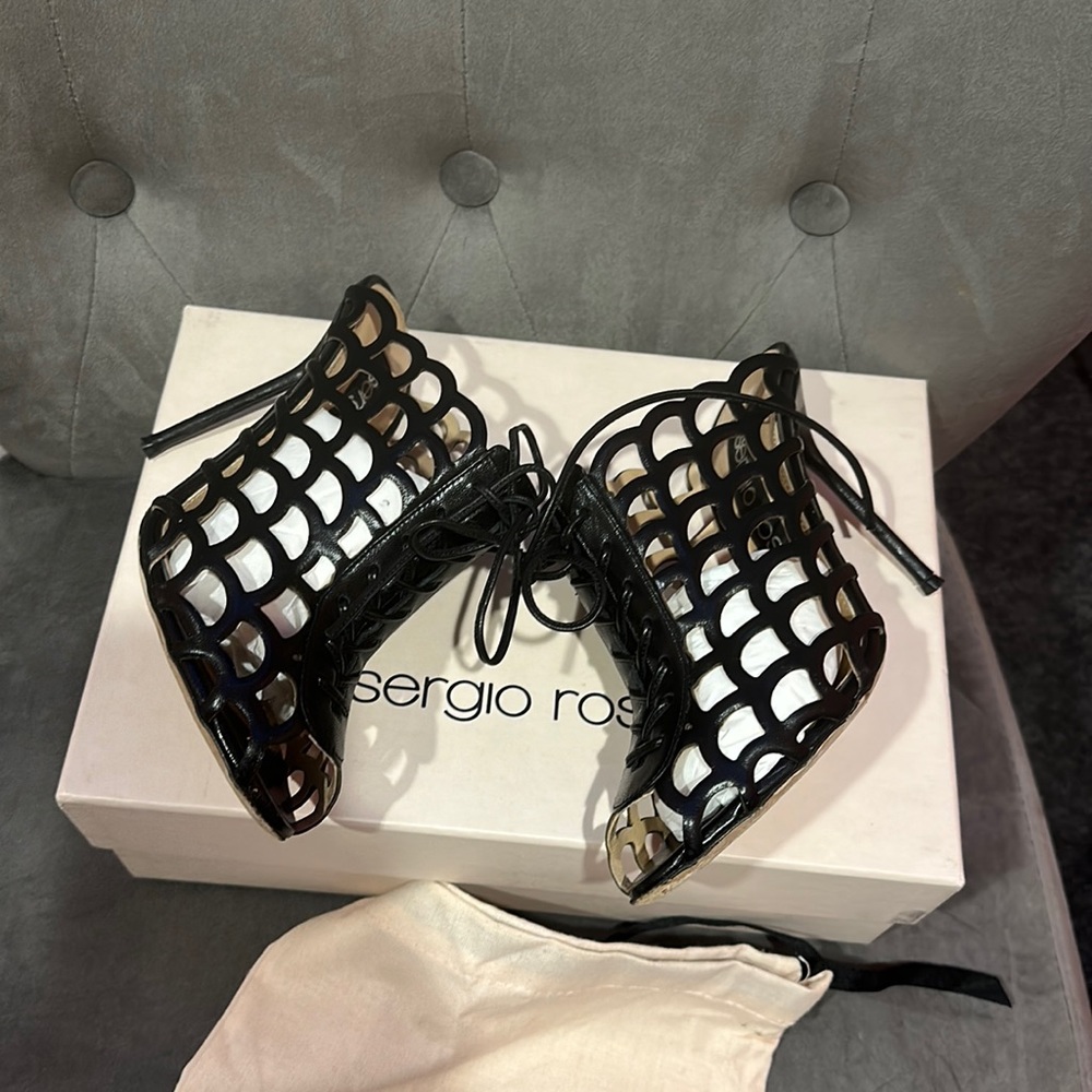 Sergio Rossi Mermaid Boxer Sandals